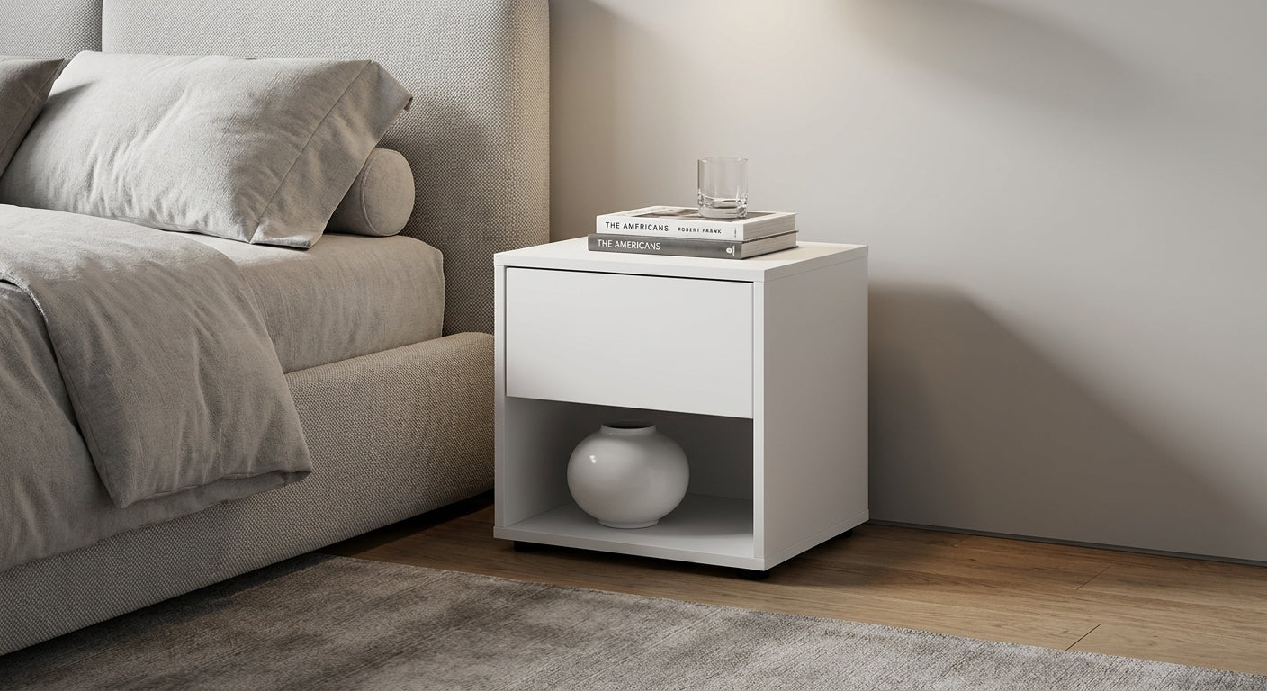 Zestaw 2 szafek nocnych SIRIUS - Biały