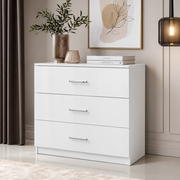 Komoda ADIL 93 cm - Biały Alpejski