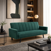 Sofa rozkładana ANDROMEDA - Ciemny Zielony / Welur