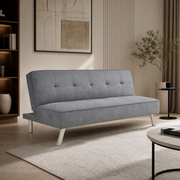 Sofa rozkładana ASTRION - Kolor Popielaty / Tkanina
