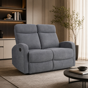 Sofa dwuosobowa rozkładana ORION - Kolor Ciemny Popielaty / Tkanina