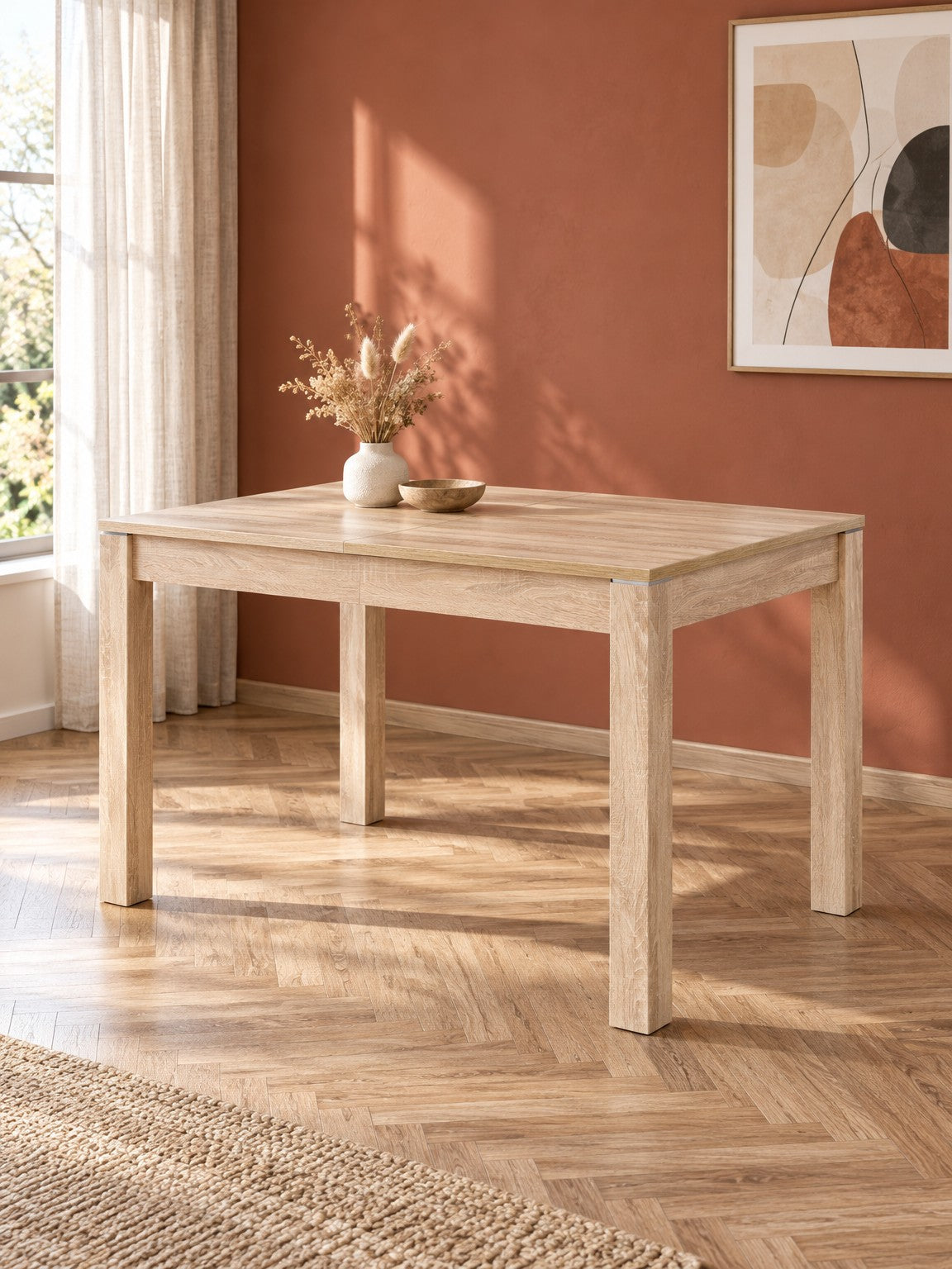 Stół ACRUX 118-158 cm - dąb sonoma