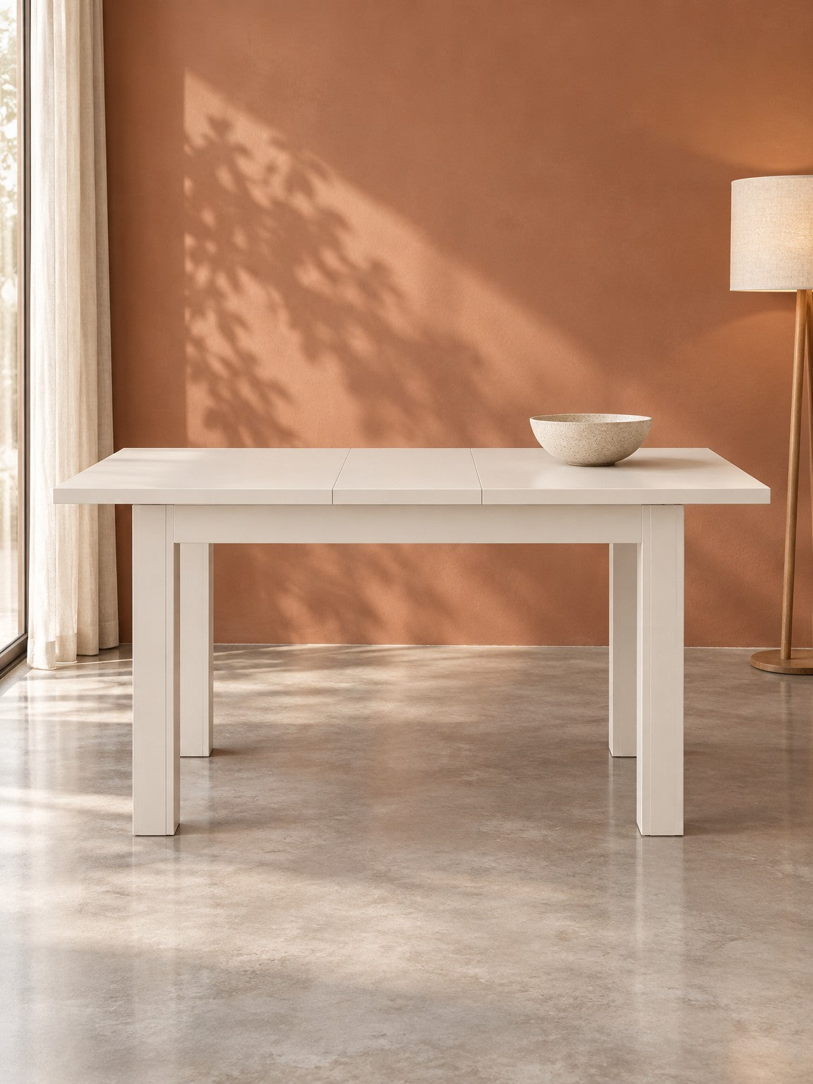 Stół ALPA 120-160 cm - beżowy