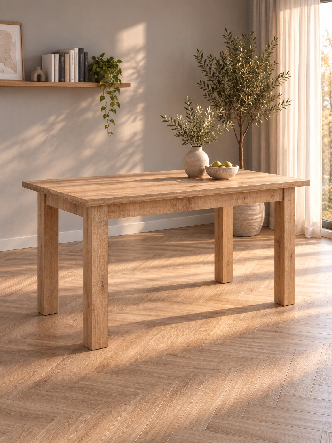 Stół ALPA 120-160 cm - dąb artisan