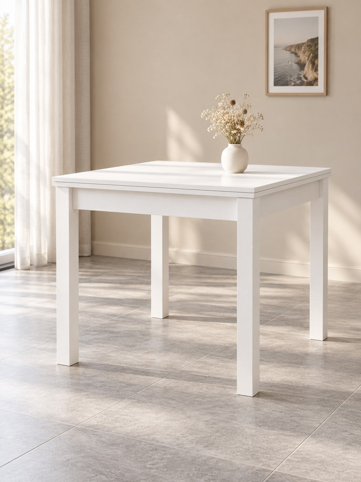 Stół CHIPO 80-160 cm - biały