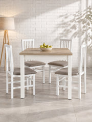 Stół CHIPO 80-160 cm - dąb sonoma / biały