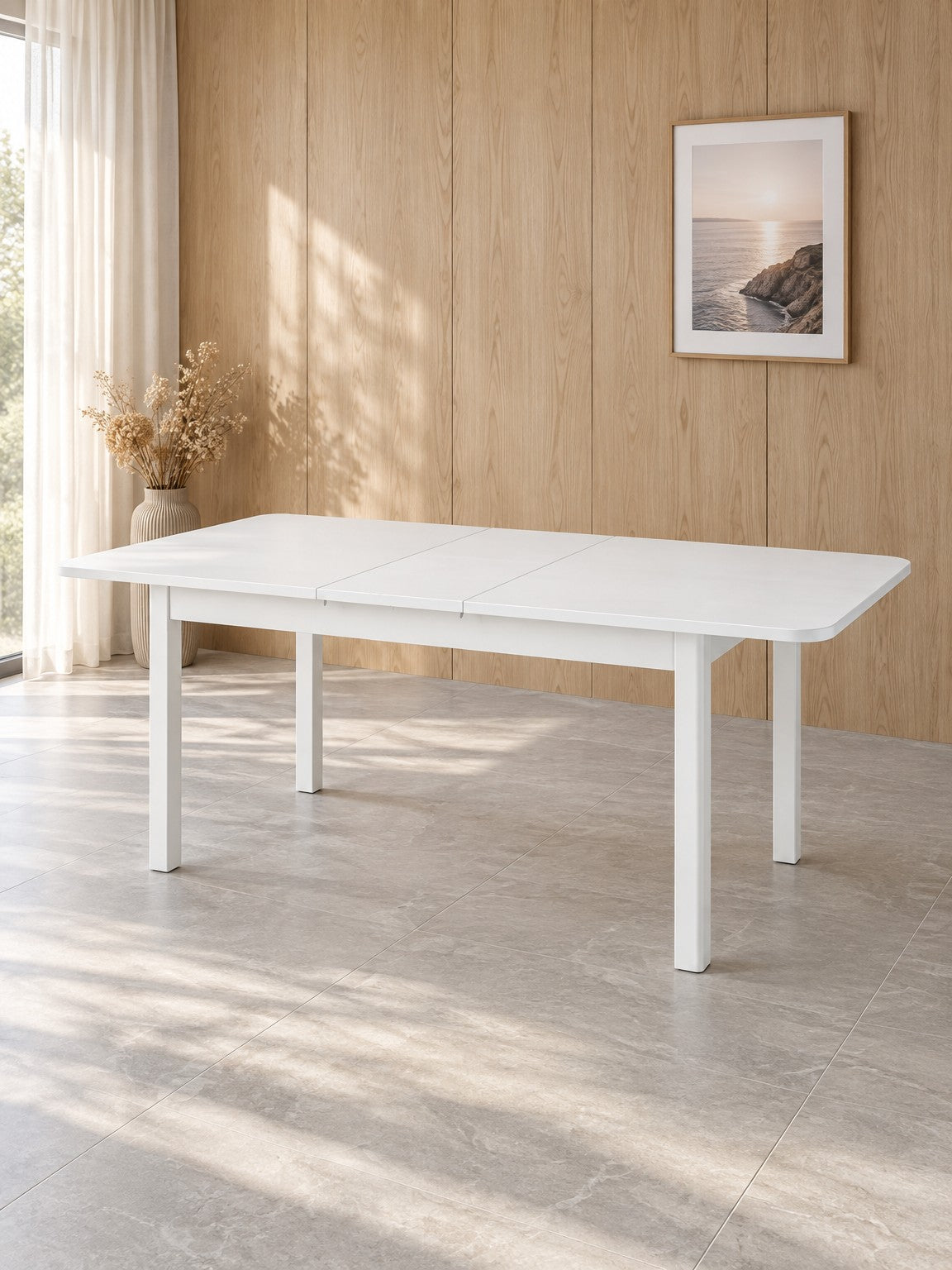 Stół TORES 160-228 cm - biały