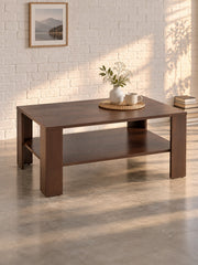 Stolik kawowy BRUNE 110 cm - ciemny orzech