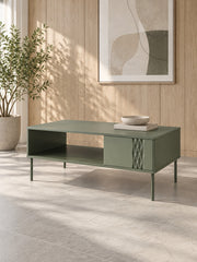 Stolik kawowy UTRA 110 cm - zielony