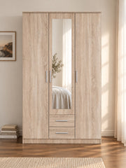 Szafa ACHERNAR 120 cm z lustrem S-3 - dąb sonoma