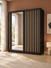 Szafa TARA 200 cm - czarny