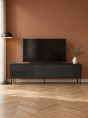 Szafka RTV JOTIS 200 cm - czarny