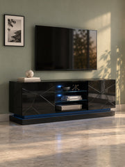 Szafka RTV ZORA 160 cm - czarny