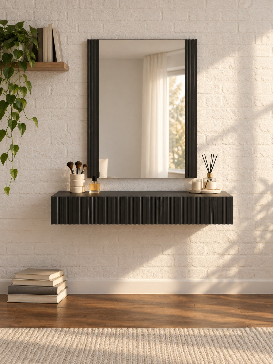 Toaletka ATENA 80 cm - czarny