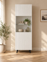 Witryna ATENA 60 cm - biały / tworzywo
