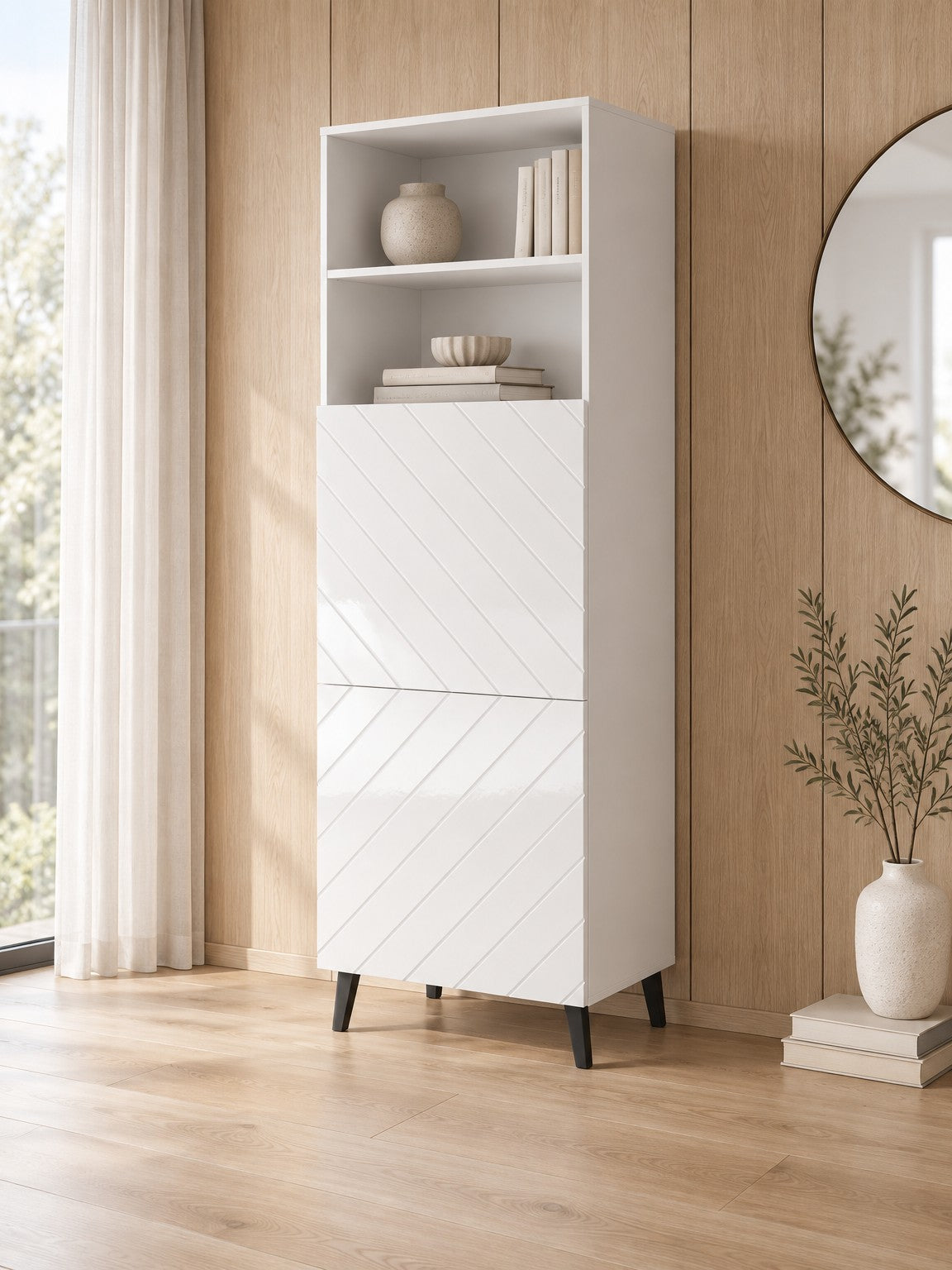 Witryna PIRA 60 cm - biały